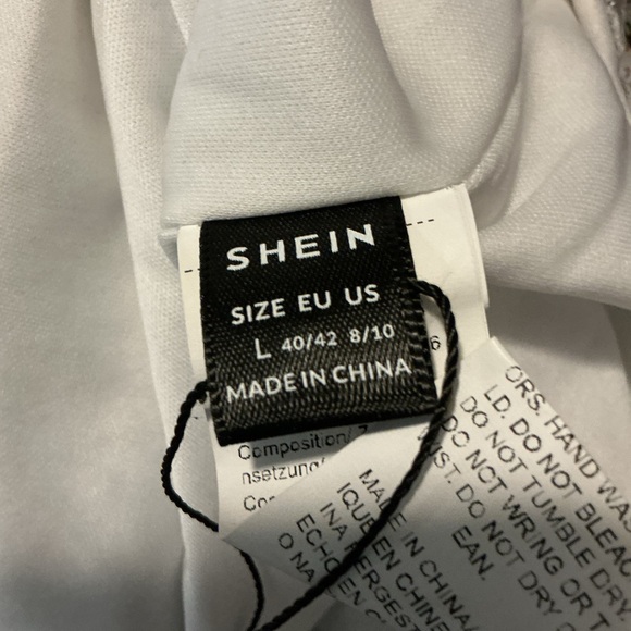 SHEIN Silver Sequin Top or Mini Skirt - Picture 2 of 2